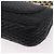 Bolsa de Ombro com Corrente Bally em Couro Preto e Tom Dourado Auth BA16159A - vista 16