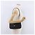 Bolsa de Ombro com Corrente Bally em Couro Preto e Tom Dourado Auth BA16159A - vista 27