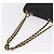 Bolsa de Ombro com Corrente Bally em Couro Preto e Tom Dourado Auth BA16159A - vista 7