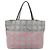 CHANEL New Travel Line Tote Bag aus Canvas Grau Silber CC Auth bs37392A Braun - Ansicht 13
