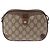 Borsa GUCCI GG Supreme Web Sherry Line PVC Beige Oro 89 02 066 Auth ka6349 D'oro - vista 13