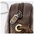 Borsa GUCCI GG Supreme Web Sherry Line PVC Beige Oro 89 02 066 Auth ka6349 D'oro - vista 18