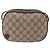 Borsa GUCCI GG Supreme Web Sherry Line PVC Beige Oro 89 02 066 Auth ka6349 D'oro - vista 2