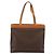 Céline Borsa Tote CELINE Macadam Canvas PVC Pelle Brown Gold Auth ep16157 Marrone D'oro - vista 2