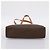 Céline Borsa Tote CELINE Macadam Canvas PVC Pelle Brown Gold Auth ep16157 Marrone D'oro - vista 5