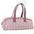 Borsa a mano CHANEL New Travel Line Nylon Rosa Argento CC Auth bs37194