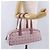 Borsa a mano CHANEL New Travel Line Nylon Rosa Argento CC Auth bs37194 - vista 26