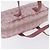 Borsa a mano CHANEL New Travel Line Nylon Rosa Argento CC Auth bs37194 - vista 6