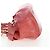 Borsa a mano Miu Miu con fiocco laterale in pelle 2way Pink Gold Auth am12586V Rosa D'oro - vista 3