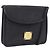 Borsa a Tracolla MCM Vicetos PVC Pelle Nero Tono Oro Auth 203593
