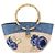 Miu Miu Hand Bag Raffia Beige Gold Auth 206081V Golden - view 13