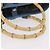 Miu Miu Hand Bag Raffia Beige Gold Auth 206081V Golden - view 8