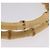 Miu Miu Hand Bag Raffia Beige Gold Auth 206081V Golden - view 9