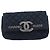 Borsa a tracolla CHANEL Matelasse con catena in tela nera argento CC Auth 205990V Nero - vista 13
