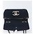 Borsa a tracolla CHANEL Matelasse con catena in tela nera argento CC Auth 205990V Nero - vista 19