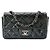 CHANEL - Classic/Timeless Mini Rectangle Chanel Schultertasche aus khaki-farbenem Lackleder