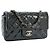 CHANEL - Classic/Timeless Mini Rectangle Chanel Schultertasche aus khaki-farbenem Lackleder - Ansicht 2