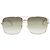 Céline Celine quadratische Aviator-Sonnenbrille in Gold-Ton Golden