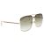 Céline Celine quadratische Aviator-Sonnenbrille in Gold-Ton Golden - Ansicht 2