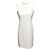 Vestido sin mangas con cuello cisne blanco Ann Demeulemeester Talla EU 38