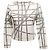 Hermès Vintage Hermes Langarmshirt mit Bolduc-Band-Print in Weiß und Grau, Größe US S