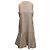 Vestido sin mangas de lino Brunello Cucinelli Khaki Talla US M Caqui