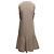 Vestido sin mangas de lino Brunello Cucinelli Khaki Talla US M Caqui - vista 3