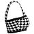 Balmain Houndstooth Strick Crop Top Schwarz & Weiß Größe FR 36 - Ansicht 2