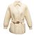 Gucci Steppjacke mit Gürtel, Creme, Größe IT 42 Beige