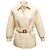 Gucci Steppjacke mit Gürtel, Creme, Größe IT 42 Beige - Ansicht 2
