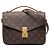 Borsa Louis Vuitton Monogram Pochette Metis Marrone
