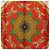 Pañuelo de seda Hermès Luna Park rojo 90 Scarves Roja - vista 2