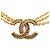 Chanel CC Gold Plated Deca Triple Link Chain Halskette Golden - Ansicht 2