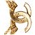 Chanel CC Gold Plated Deca Triple Link Chain Halskette Golden - Ansicht 5
