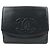 Chanel Vintage Timeless Bifold Caviar Compact Black