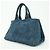 Prada Canapa Denim Small Blue - view 3