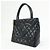 Chanel Medallion Quilted Caviar Preto - vista 3