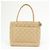 Chanel Medallion Quilted Lambskin Bege - vista 2