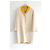 Casaco Hermès em Lã e Cashmere Creme e Amarelo Cru - vista 2