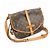 Louis Vuitton Saumur Monogram Canvas 30 Marron - vue 4