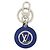 Portachiavi e ciondolo LV Circle Louis Vuitton in metallo Blu