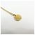 Pendente in metallo con logo vintage Christian Dior D'oro - vista 5