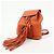 Gucci Bamboo Tassel Leather Mini Laranja - vista 3