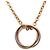 Cartier Trinity Choker 18K Tricolor Gold Golden - view 2