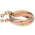 Cartier Trinity Choker 18K Tricolor Gold Golden - view 4
