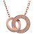 Cartier Love Interlocking Pave 18K Rose Gold and Diamonds Rosa