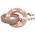 Cartier Love Interlocking Pave 18K Rose Gold and Diamonds Rosa - vista 4