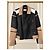 ZAPA Paris Lammleder Perfecto-Jacke – Schwarz beige weiß - Ansicht 2