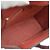 Céline Celine Luggage Grainy Leather Nano Rosso - vista 3