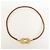 Hermès Jumbo Hook Choker in pelle intrecciata e metallo Marrone - vista 6